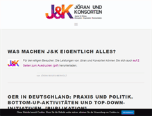 Tablet Screenshot of joeran.de